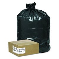 Webster WEB1CTR50 LDPE Handi Bag Contractor Grade Waste Can Liner, Super Value Pack, 2.5 Mil, Flat Seal, 48" x 33", Black (Pack of 50)