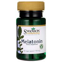 Swanson Melatonin 500 mcg 60 Veg Capsules