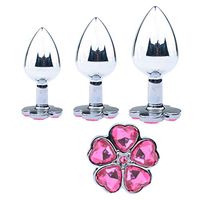 3Pcs Jewelry Amal Plug Butte Adult Six-Toy Amus Massage for Women Men Beginers