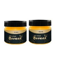 PIKAJIU Wood Seasoning Beewax, Multipurpose Natural Beeswax Furniture Care Beeswax Polish Home Cleaning Beeswax Polished Waterproof Wear-Resistant (C)