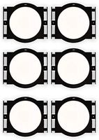 Theater Solutions RK6C in Ceiling Installation Rough in Kit for 6.5" Speakers 3 Pair Pack