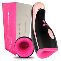 UTime Fleshligtht Toy for Men Fitness Electric Massage Toy Cordless Handheld Massager with Multiple Vibration Male Toy Massaging Tool Automatic Heating Physical Exercise Improve Strength