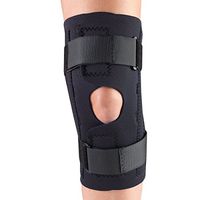 OTC Knee Stabilizer Wrap, Spiral Stays, Neoprene, Black, 2X-Large