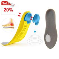 Foot Pain Relief Insoles Excellent Shock Absorption and Cushioning Sports Insoles for Men and Women (L:7-11 Mens)