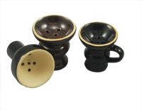 Hookah Shisha Clay Bowl Combo Hooka Sheesha Bowls Package 3 Nargila Clay Bowls