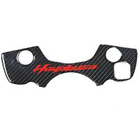 Carbon 3D Sticker Decal Emblem Protector Top Clamp Triple Tree Pad For Suzuki GSXR1300 Hayabusa 08-12