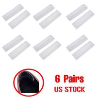 Heel Pads Cushion Grips, Shoes Boots High Heels Gel Inserts Insoles Liners (6 Pairs)