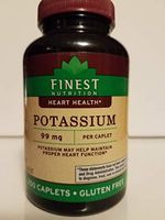 Finest Nutrition Potassium Heart Health 99 mg 250 Caplets