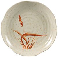 Yanco OR-1807 Orchis Lotus Shape Plate, 7.25" Diameter, Melamine, Gold Color, Pack of 48