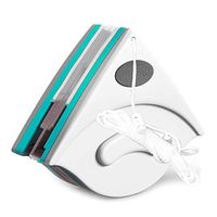 YFjyo Double-Sided Window Cleaner - Glass Wiper Magnetic Cleaning Tools - Cleaning Brush for High-Rise Single Glazed Windows Thickness 0.2"-0.5"(5-12mm)