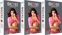 Skore Strawberry Flavoured Dotted Condom(set of 6 60 Condoms)