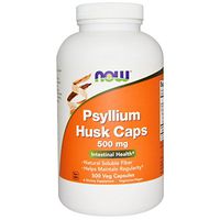 NOW Foods - Psyllium Husk Caps 500 mg 500 caps (Pack of 2)