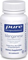 Pure Encapsulations - Manganese (Aspartate/Citrate) - Hypoallergenic Trace Mineral Supplement for Connective Tissue and Bones - 60 Capsules