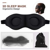 Outdoor Sleep Mask, 3D Contoured Eye Cover, Breathable Fabric, Soft and Comfortable, Effective Shade Lights. Suitable for Office, Outdoor, Home and Other Places.