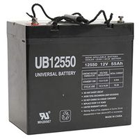 Universal Power Group UB12550 12V 55AH Internal Thread Battery for Pride Quantum 600, 6000Z