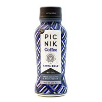 Picnik Grass-Fed Butter Coffee - Made with MCT Oil/Grass-Fed Butter & Whey/Fair Trade Organic Coffee - Extra Bold, 10 Fluid Ounces (Pack of 6)
