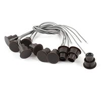 eDealMax 5pcs empotrada alarma No Seguridad Puerta Ventana Sensor magnético del contacto del interruptor Reed