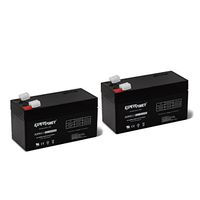 ExpertPower 12v 1.3Ah SLA Rechargeable Battery With F1 Terminals || (2 Pack) Not a Replacement for WP3_12