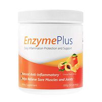 EnzymePlus - Natural Anti-Inflammatory, Sore Muscle and Joint Relief, Chronic Inflammation Support - 300 Grams (50 Servings) (Orange Peach Mango)