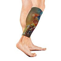 Calf Guard Sleeves Cross Country Motorcycle Race Sports Calves Guards Sleeves for Running, Basketball, Baseball, Football