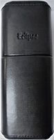 1 Eclipse Brand Black Luxury Leatherette Cigar Case with Cedar Lining. Fits 2 Cigars. S3366BK