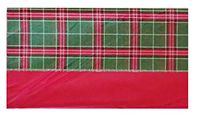 Red & Green Plaid Christmas Holiday Pack of Decorative Premium Quality Gift Wrapping Tissue Paper