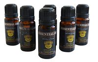 Essential Oils Set of 6  for Essential Oils Diffuser, Lavender, Eucalyptus, Sweet Orange, Lemongrass, Peppermint and Cinnamon. Relaxing Essential Oils, Aromatherapy, 100% Organic Essential Oils 