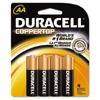 Duracell Co USA MN1500B4Z Battery Alkaline AA 4/Pk