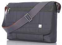 Knomo Brixton Collection Saxby Laptop Messenger Bag Backpack, Slate Matte