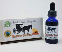 Flavored Amish Made Hemp Oil, 2500 mg Flavor You can Taste! (Butter Pecan)