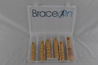 Brace On STAX Finger Splint Kit (30 Pieces, Flesh Color)