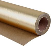Christmas Gift Wrapping - Gift Wrapping Paper Roll - Basic Texture Matte Gold for Birthday, Holiday, Wedding, Baby Shower Gift Wrap - 30 inch x 16.5 feet