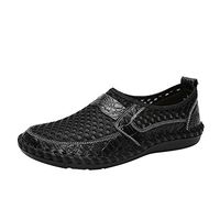 ✦◆HebeTop✦◆ Fashionable Men Breathable Sport Casual Pedals Shoes Black