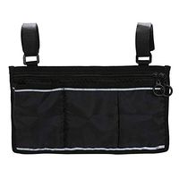 OMNFAS Wheelchair Side Bag Armrest Pouch Organizer Bag Phone Pocket Walker Scooter Great Accessory for Your Mobility Devices
