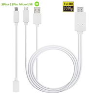 Micro USB to HDMI, MHL to HDMI, Micro USB to HDMI Converter for Android Smart Phones & Tablets with MHL Function 1080p Plug & Play