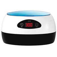 750ML Most popular household ultrasound jewelry cleaner with digital touch keys (Blue Color)