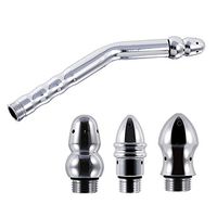 Aluminum Enema Shower Anal Vaginal Cleaner Douches System Handle Colon Douche Shower Heads (027)