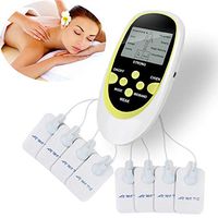 Scalp Massagers - 8 Pads Electronic Pulse Digital LCD ABS Therapy Machine Pulse Full Body Massager Massage Tools USA Wearhouse