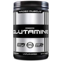 KAGED MUSCLE, L-Glutamine Powder 500 Gram, Vegan, Support Muscle Recovery, Post Workout, Glutamine, Banned-Substance Free, Unflavored, 100 Servings