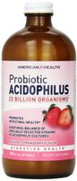 American Health Probiotic Acidophilus, Natural Strawberry Flavor - Promotes Intestinal Health, Encourages Nutrient Absorption & Immune Health - Gluten-Free, Vegetarian - 16 Fl Oz, 15 Total Servings
