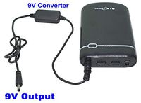 BiXPower 9V & 5V High Capacity (57Wh or 15600mAh) Pocket-Size Battery DP60-9V