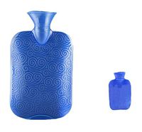 1000ML Classic PVC Cold or Hot Water Bottle with Soft Plush Cover, 20