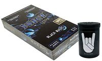 Herb Airtight Container Fresh Kettle with Juicy Jay's Black Magic 1.25 Flavored Hemp Rolling Papers 24 Count Box DC Crafts Nation- Metal