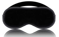Comfortable Sleep mask & Blindfold, Ultra-Soft Velvet Eye mask for Travel, Shift Work & Meditation. (Black)