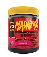 Mutant Madness - Redefines the Pre-Workout Experience and Takes it to a Whole New Extreme Level, Engineered Exclusively for High Intensity Workouts, 225g – Fruit Punch