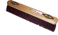 HUB City Industries 1724S Black Diamond Floor Brooms, Maroon Super Coarse Poly, 24"
