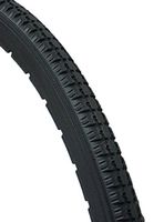 Solid, No Flat Tire 24" x1 3/8" (540mm) Dark Grey Color.