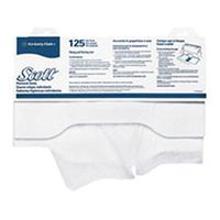 WP000-07410-10 07410-10 Scott Toilet Seat Covers White 3000 Per Case From Kimberly Clark Professional -# 07410-10