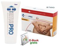 Hemapro Complete (1x Pills + 1x Cream) - Prevention and Treatment for Hemorrhoids Remedy - Helps to Relief Pain and Reduce Iching and Hemorrhoids Appearance and to Repair Damaged Tissue Naturally (1-month Supply)