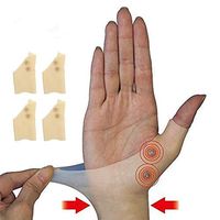 ZFRANC Glove Gel Wrist Thumb Brace,2 Pairs Breathable Waterproof Support Braces Arthritis Gloves Finger Splints with Magnet Therapy for Arthritis Wrist & Thumb